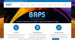 Desktop Screenshot of bapspaint.com