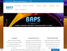 Tablet Screenshot of bapspaint.com